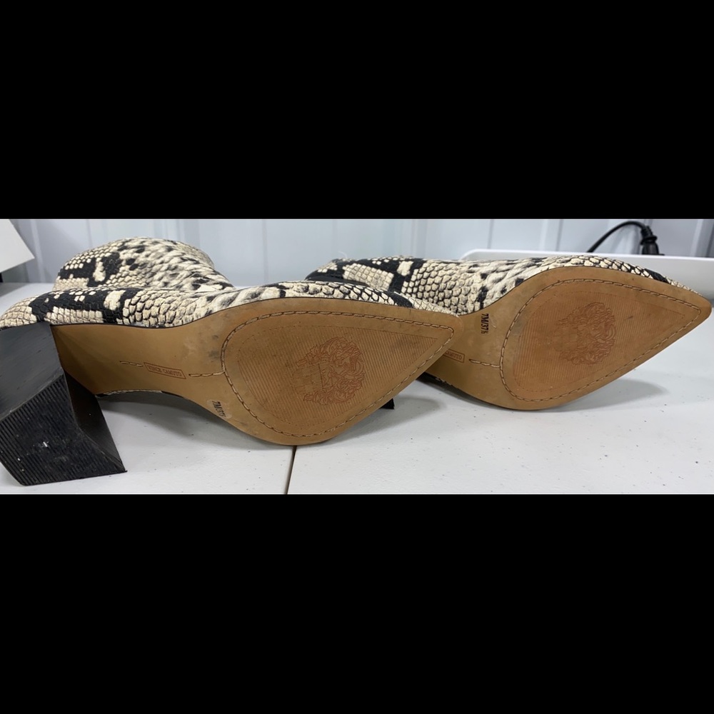 Worn once! Vince Camuto Snake Boots